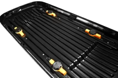 Автобокс ED Магнум 350 (белый, тиснение карбон) от интернет-магазина AUTOBOKS.kz. 