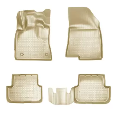 Коврики салонные для Dacia Sandero III 3D (2020) (бежевый)