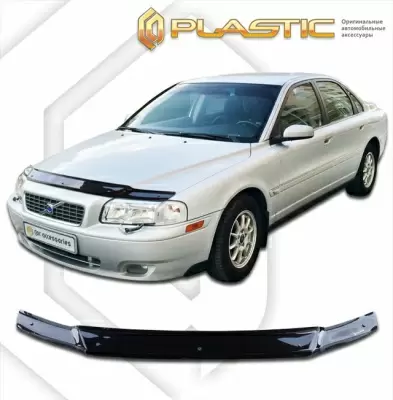Мухобойка (дефлектор капота) для Volvo S80 1998-2006 (арт. 2010010114763)