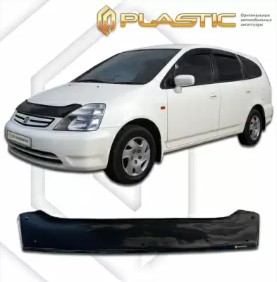 Мухобойка (дефлектор капота) для Honda Stream 2000-2004 (арт. 2010010101237)