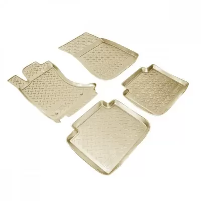 Коврики салонные для Lexus GS (L10A) (2012) (задний привод) (бежевый)