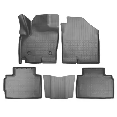 Коврики салонные для BAIC Beijing Senova X55 3D (2020) (серый)
