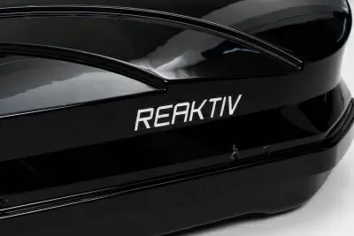 Автобокс REAKTIV Molniya 500 черный глянцевый двустороннее 500 л от интернет-магазина AUTOBOKS.kz. 