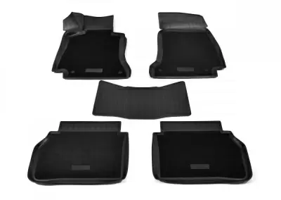 Коврики салонные комбинированные для Mercedes-Benz E (W213) (SD) 3D (2016)