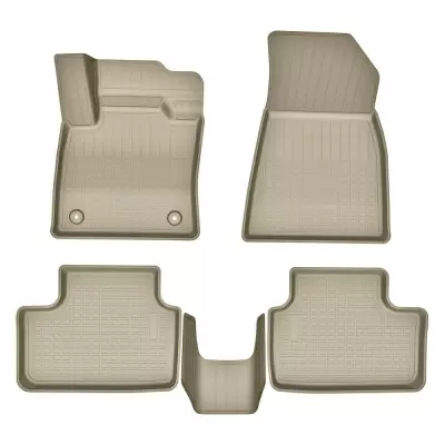 Коврики салонные для Volvo C40 (2021) (бежевый)