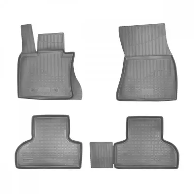 Коврики салонные для BMW X5 (E70) (2007-2013)\ BMW X6 (E71) (2008-2014) (серый)