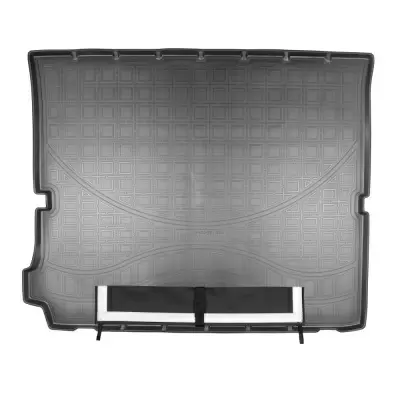 Коврики в багажное отделение с фартуком для Peugeot 5008 (2017) (сложенный 3 ряд)