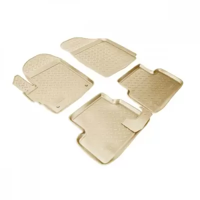 Коврики салонные для Chevrolet Rezzo (2004-2008) (бежевый)