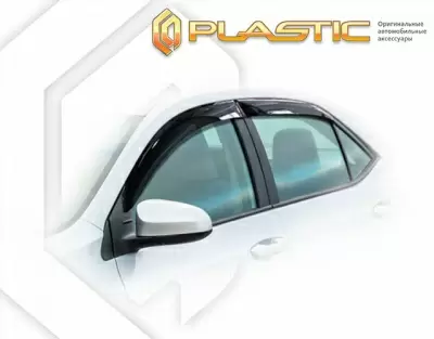 Ветровик на дверь CA Plastic 2010030308814 для Toyota Corolla SD 2013-2019