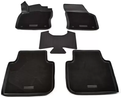 Коврики салонные комбинированные для Skoda Kodiaq 3D (2017)