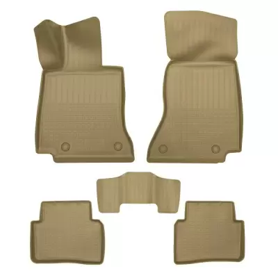 Коврики салонные для Mercedes-Benz C (W206) (2021) (бежевый)