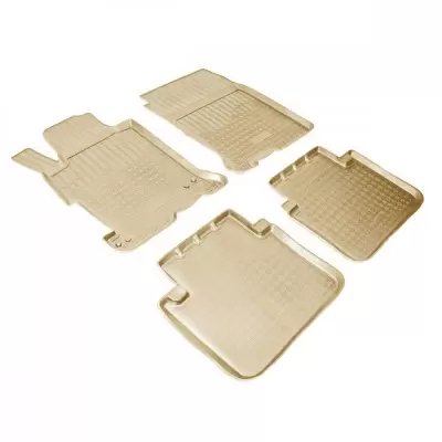Коврики салонные для Honda Accord VIII (EU)CU1) (2008-2012) (бежевый)