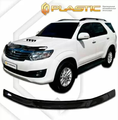 Мухобойка (дефлектор капота) для Toyota Fortuner 2012-2015 (арт. 2010010108687)