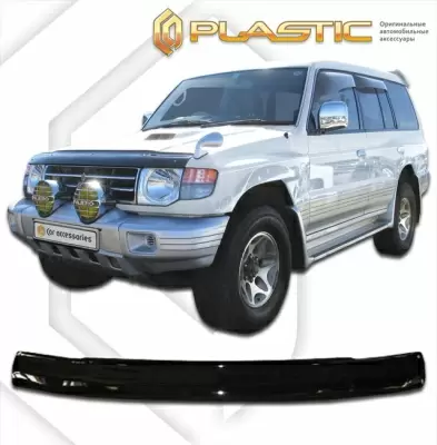 Мухобойка (дефлектор капота) для Mitsubishi Pajero 1992-2000 (арт. 2010010100476)