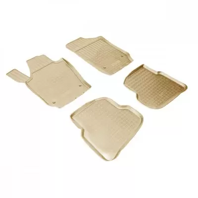 Коврики салонные для Seat Ibiza III (6L) (2002-2008) (бежевый)