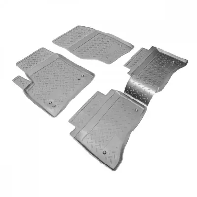 Коврики салонные для Peugeot Traveller (2018) (3-ий ряд)/Citroen SpaceTourer (2018) (3-ий ряд)/Standart (длинная база/короткая база) (серый)