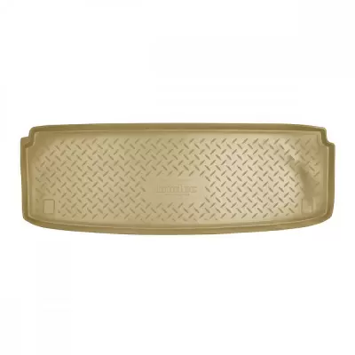 Коврики в багажное отделение для Kia Mohave I (+рестайлиг 1,2) (2008) (разложенный 3-й ряд) (бежевый)