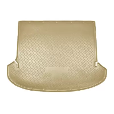 Коврики в багажное отделение для Kia Sorento (XM) (2009-н.в) (7 мест) (сложенный 3 ряд) (бежевый)