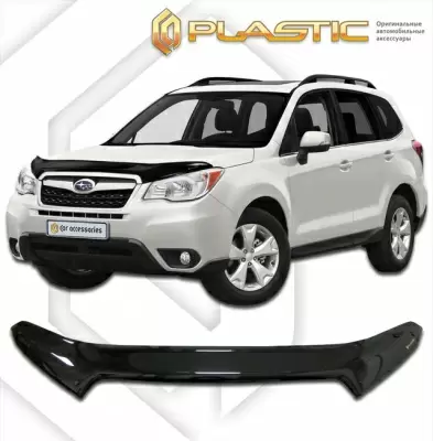 Мухобойка (дефлектор капота) для Subaru Forester 2012-2018 (арт. 2010010109264)