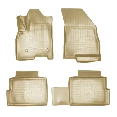 Коврики салонные для Chery Tiggo 7 Pro MAX 3D (2022)  (бежевый)