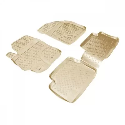 Коврики салонные для Toyota C-HR 3D (2016) (полный привод) (бежевый)