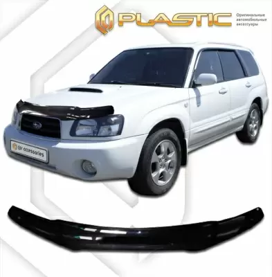 Мухобойка (дефлектор капота) для Subaru Forester 2002-2005 (арт. 2010010100629)