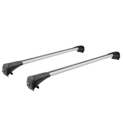 Багажник на крышу Bridge Hyundai Santa Fe 2018+ серебристый от интернет-магазина AUTOBOKS.kz. 