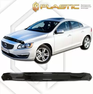 Мухобойка (дефлектор капота) для Volvo S60 2013+ (арт. 2010010109523)