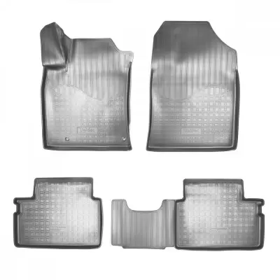 Коврики салонные для Kia Cee'd (JD) 3D (2012-2018)\ Kia Pro Cee'd (JD) 3D (2012-2018)\ Kia Cee'd SW (JD) 3D (2012-2018) (серый)