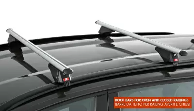 Багажник на крышу Fabbri ALU VIVA 4 (135 см) на интегрированный рейлинг от интернет-магазина AUTOBOKS.kz. 