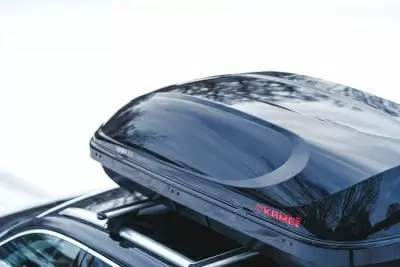 Автобокс Kamei Husky 510 черный глянцевый двустороннее от интернет-магазина AUTOBOKS.kz. 