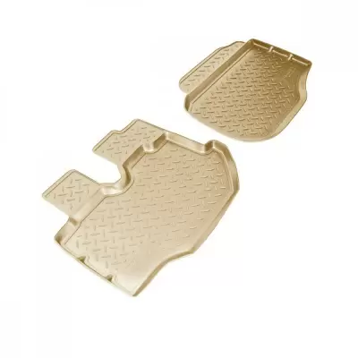 Коврики салонные для Toyota Fortuner (2015) (3 ряд) (бежевый)