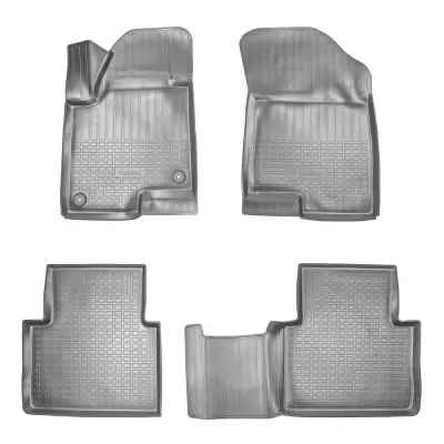 Коврики салонные для Haval Jolion 3D (2021) (полный привод) (серый)