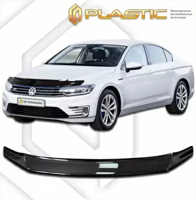 Мухобойка (дефлектор капота) для Volkswagen Passat 2015+ (арт. 2010010111533)