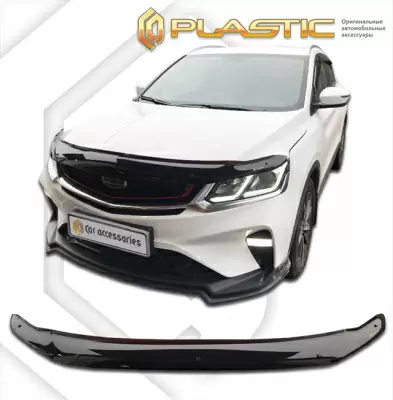 Мухобойка (дефлектор капота) CA Plastic 2010010115661 для Geely Coolray 2018+