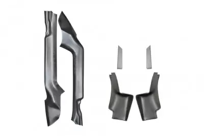 Накладки на ковролин (ABS) (6 шт) Renault LOGAN 2014-2017