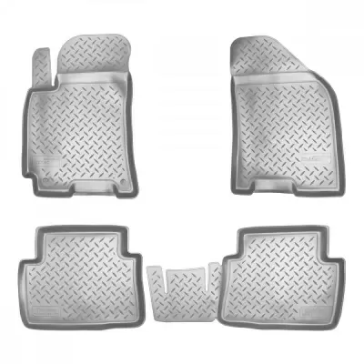 Коврики салонные для DAF XF 105 3D (2005) (серый)