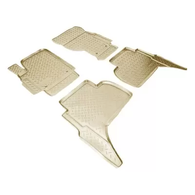 Коврики салонные для Volkswagen Amarok (2010) (бежевый)