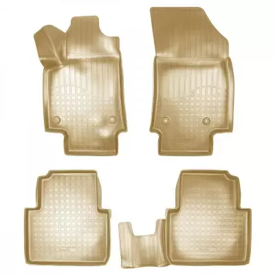 Коврики салонные для Opel Corsa F 3D (2019) (бежевый)