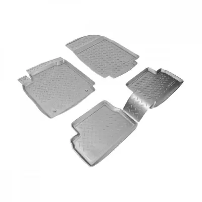 Коврики салонные для Nissan Juke 3D (2010) (серый)