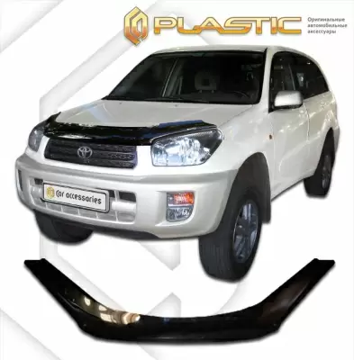 Мухобойка (дефлектор капота) для Toyota Rav4 2000-2005  (арт. 2010010108281)