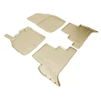 Коврики салонные для Renault Scenic (2010) (бежевый)