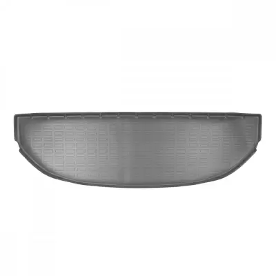 Коврики в багажное отделение для Hyundai Santa Fe (2020) (разложенный 3-й ряд, короткий) (серый)