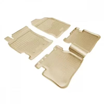 Коврики салонные для Ford Transit Tourneo Custom (2013) (короткая база) (пер) (бежевый)