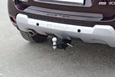 Накладка на задний бампер (НПС) Renault DUSTER с 2012 на автомобиль от Интернет-Магазина Autoboks.kz