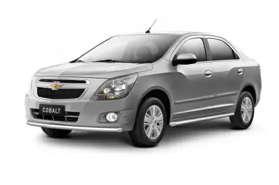 Защита переднего бампера одинарная Ø38 мм (НПС) Chevrolet COBALT с 2019