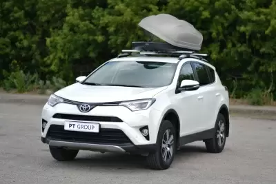 Автобокс на крышу Серый Turino 1 Аэродинамический от интернет-магазина AUTOBOKS.kz. 