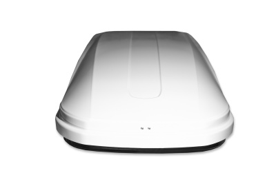 Автобокс ED Магнум 390 (белый, тиснение карбон) от интернет-магазина AUTOBOKS.kz. 