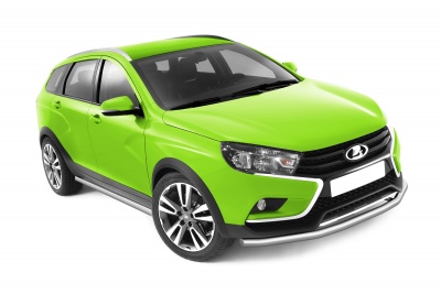 Защита переднего бампера одинарная O51 мм (НПС) LADA Vesta SW Cross с 2017 от Интернет-Магазина Autoboks.kz