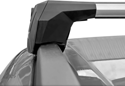 Багажник на крышу Lux Scout для Hyundai Bayon 2021-2024 серебристый от интернет-магазина AUTOBOKS.kz. 